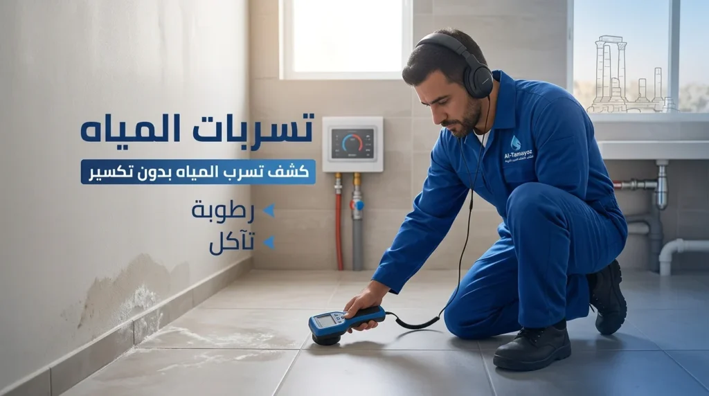 كشف وخدمات اصلاح الأعطال اللتي تشمل خطوط الماء البارد وخطوط الماء الساخن وخطوط التصريف مع كفاله مابعد العمل في الأردن – حلول عصرية تضمن راحة بالك