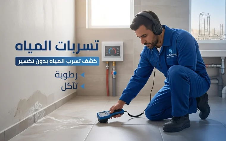 Detecting and Repairing Faults in Cold-Water, Hot-Water and Drain Lines in Jordan — With an After-Work Warranty