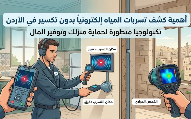 Why Electronic Leak Detection Without Breaking Matters in Jordan